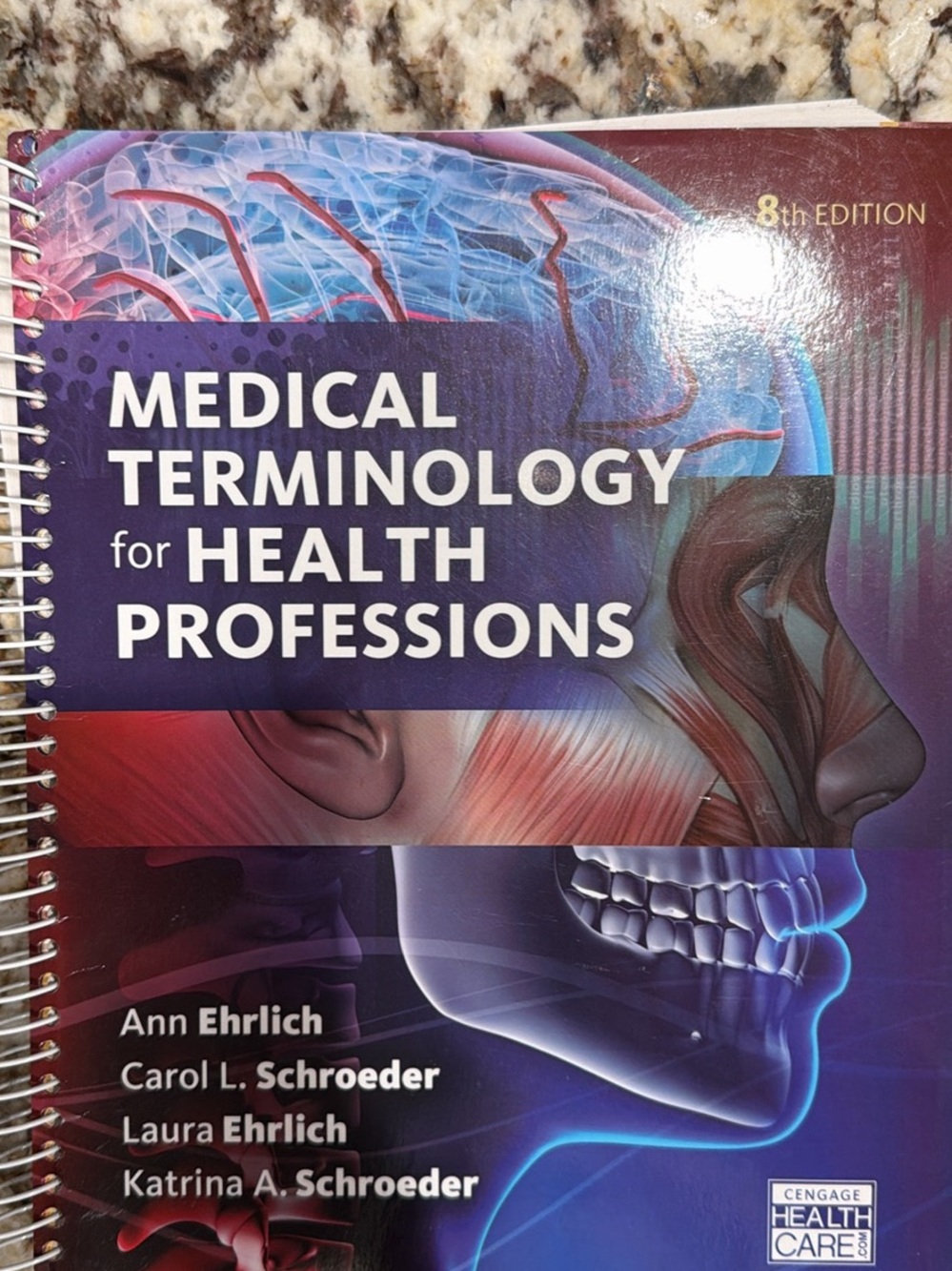 Medical Terminology for Health Professions Textbook - Purple/Blue Cover